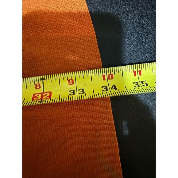 Lafayette 148 Open Split Side Tunic V Neck Long Sleeves Burnt Orange Size Large - Picture 9 of 9